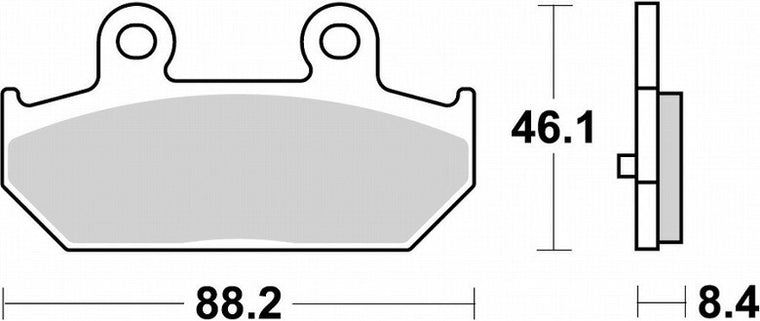 KITACO キタコ SBSブレーキパッド E182(804) スカイウェーブ650 カタログ品番：P047-4260 メーカー品番：777-0182000