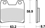 KITACO キタコ SBSブレーキパッド 770HF XJR1300 02- カタログ品番：P025-4111 メーカー品番：777-0770000