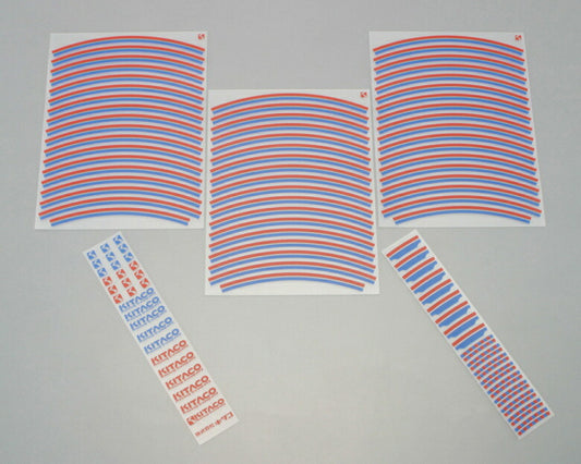 KITACO キタコ リムラインシート レッド ブルー カタログ品番：P053-0479 メーカー品番：000-0900400