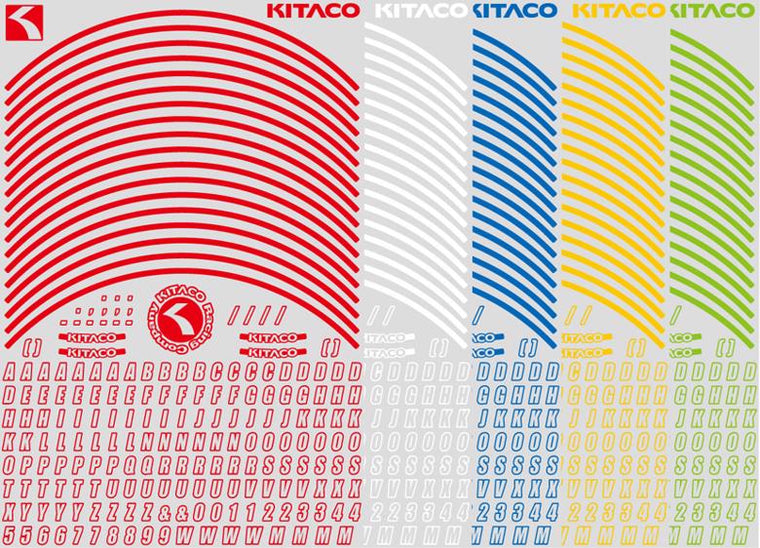 KITACO キタコ リムラインシート T2 ホワイト カタログ品番：P071-3518 メーカー品番：000-0902210