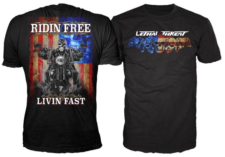 RIDEZ ライズ LETHAL THREAT Tee Shirt ＃L LT20292 カタログ品番：P070-2750 メーカー品番：757785212929