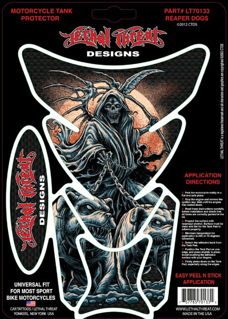 RIDEZ ライズ Lethal Threat Tank Pad LT70133 カタログ品番：P056-2152 メーカー品番：757785701331