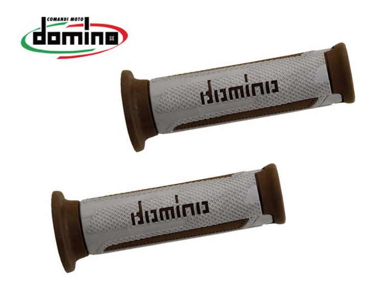 domino グリップ ツーリスモタイプ シルバー×ブラウン