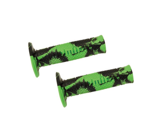 domino グリップ オフロード スネークスタイル グリーン×ブラック