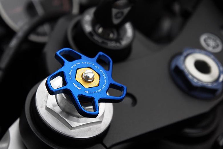 VALTER MOTO COMPONENTS バルターモト.C フォークアジャスター GRN KAWASAKI SUZUKI YAMAHA TRIUMPH カタログ品番：P074-3768 メーカー品番：VMC-GRFX01