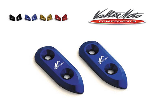 VALTER MOTO COMPONENTS バルターモト.C ミラーブロックオフ ブルー GSX-R1000 17 カタログ品番：P083-7757 メーカー品番：VMC-TAS19