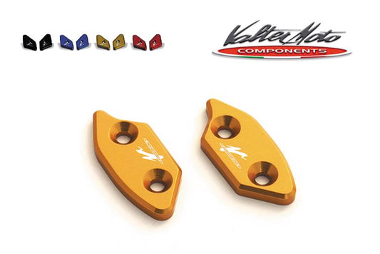 VALTER MOTO COMPONENTS バルターモト.C ミラーブロックオフ ゴールド GSX-R1000 17 カタログ品番：P083-7758 メーカー品番：VMC-TAS19