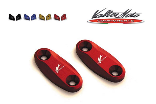 VALTER MOTO COMPONENTS バルターモト.C ミラーブロックオフ レッド GSX-R1000 17 カタログ品番：P083-7759 メーカー品番：VMC-TAS19