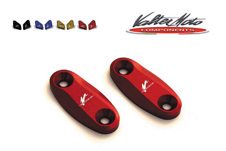 VALTER MOTO COMPONENTS バルターモト.C ミラーブロックオフ レッド GSX-R1000 17 カタログ品番：P083-7759 メーカー品番：VMC-TAS19