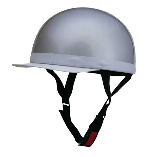 訳あり在庫 LEAD CROSS（クロス）ハーフヘルメット シルバー フリー（57-60cm未満）CR-740