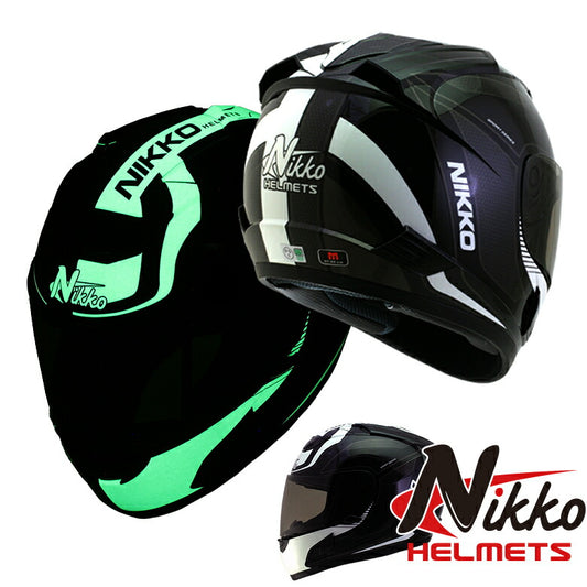 NIKKO HELMET N-805 BLACK/WHITE