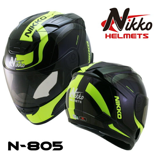 NIKKO HELMET N-805蛍光カラー BLACK/YELLOW