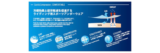 KOMINE コミネ AK-313 クールコンプレッションアームカバー 09-314 セール