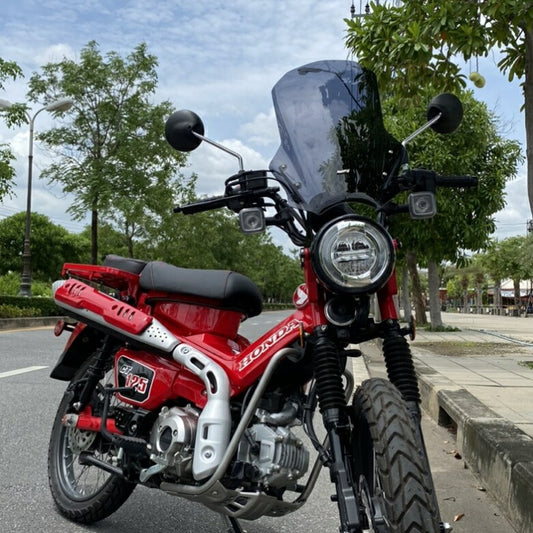 在庫品 CT125 ハンターカブ専用 ウインドシールド スモーク zeed202101-004