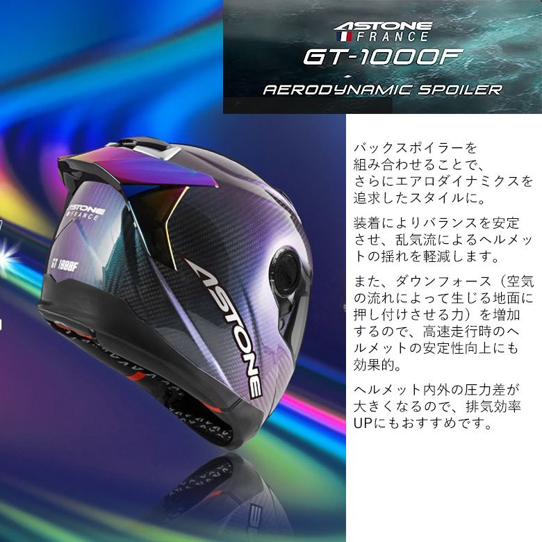 ASTONE バックスポイラー GT-1000F Spoiler IRIDIUM – はとやオンライン