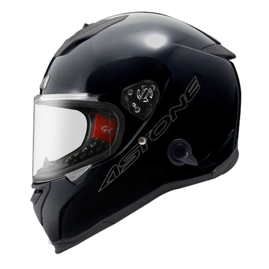 バイクフルフェイスヘルメット ASTONE(アストン) GTB800 ABS インナーシールド装備 ソリッドブラック