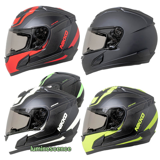 バイクフルフェイスヘルメット NIKKO(ニッコー) N-805 インナーシールド装備