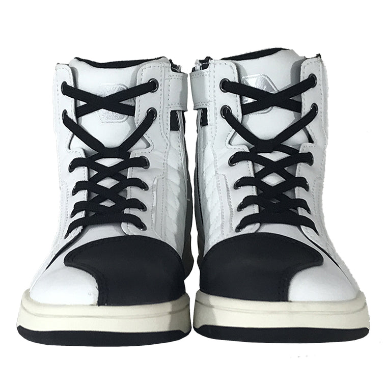 決算限定特価 ライディングシューズ  【SCOYCO】カジュアルライディングシューズ ホワイト【MT052】