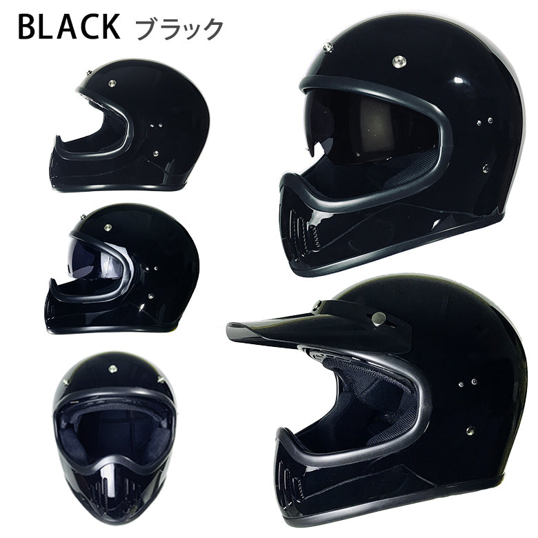 バイクヘルメット - SUM-WITH オフロードフルフェイスヘルメット