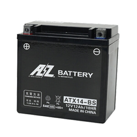 AZバッテリー ATX14-BS