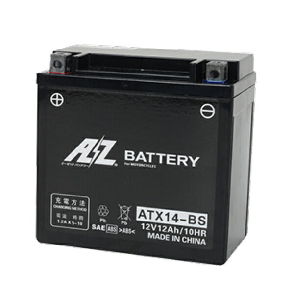 AZバッテリー ATX14-BS