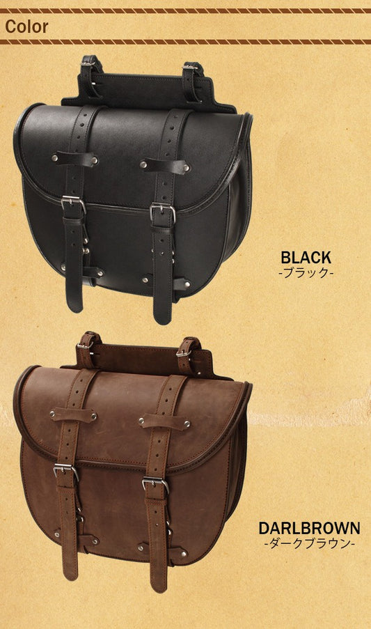 デグナー デグナー レザーサドルバッグ ウインカー避け BK カタログ品番:P057-2167 メーカー品番:SB-36
