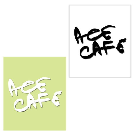 ACE CAFE LONDON デカール ブラッシュフォント ACE-N013DE