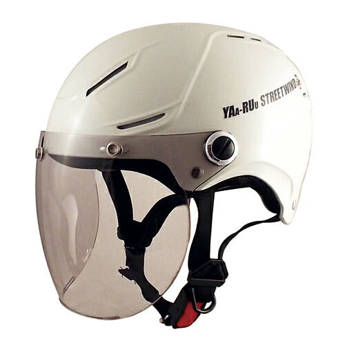 TNK工業 STR-X JT ハーフ型ヘルメット ホワイト BIGサイズ