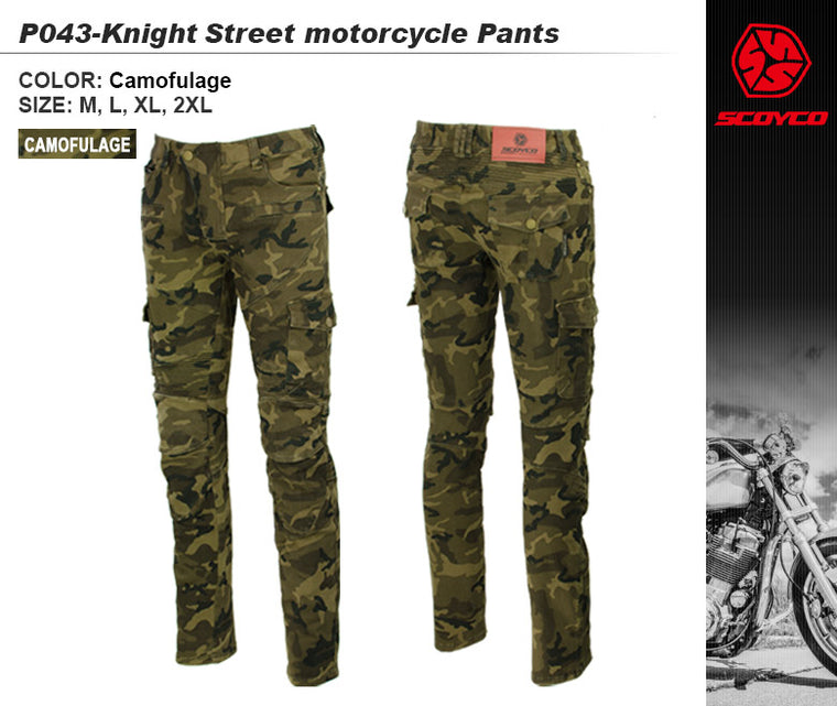 SCOYCO(スコイコ) ライディングジーンズ P043-CAMO