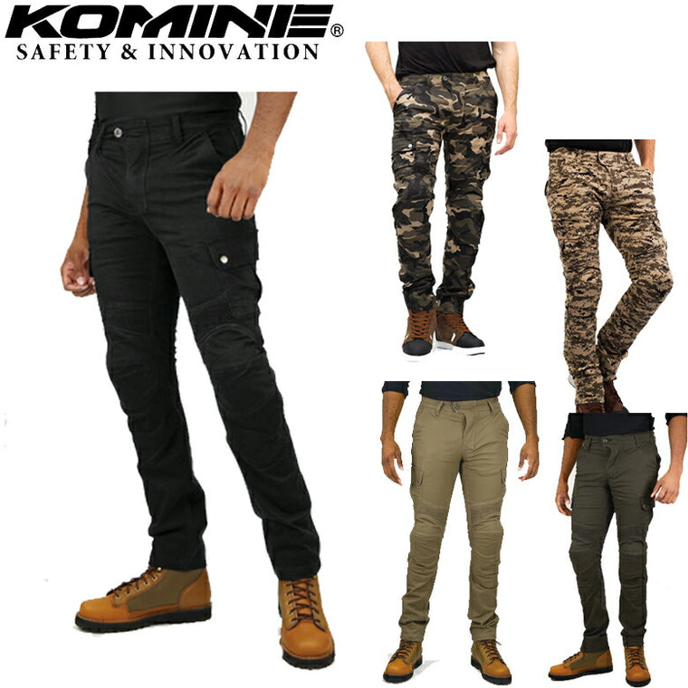 KOMINE プロテクトライディングコットンカーゴパンツ PK-744