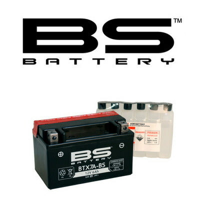 BSバッテリー BTX7A-BS(YTX7A-BS互換)※液入充電済