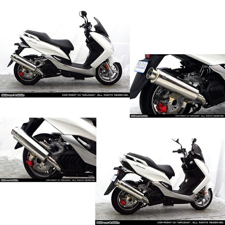 ウイルズウィン マジェスティS(SMAX)用 ビッグバズーカーマフラー