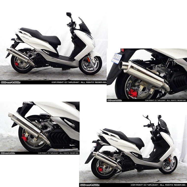 ウイルズウィン マジェスティS(SMAX)用 コンビネーションマフラー