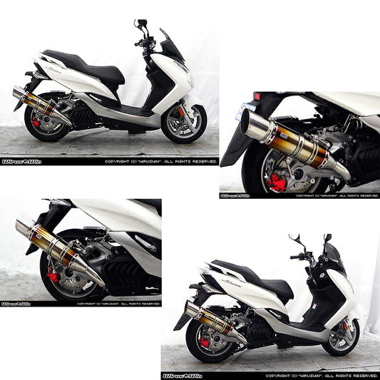 ウイルズウィン マジェスティS(SMAX)用 エクシードチタンマフラー