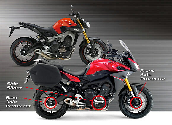 YAMAHA MT-09 Tracer Fアクスルプロテクター Q5KATVY80463