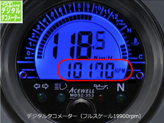 ACEWELL エースウェル 多機能デジタルメーターMD052-253シリーズ MD052253