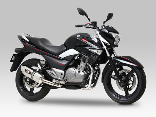 ヨシムラ GSR250､GSR250S Slip-On R-77Jサイクロン EXPORT SPEC 政府認証 STBC 110-120-5W80B