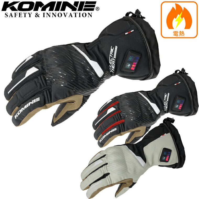 KOMINE コミネ EK-215 デュアルヒートプロテクトエレクトリックグローブ 08-215