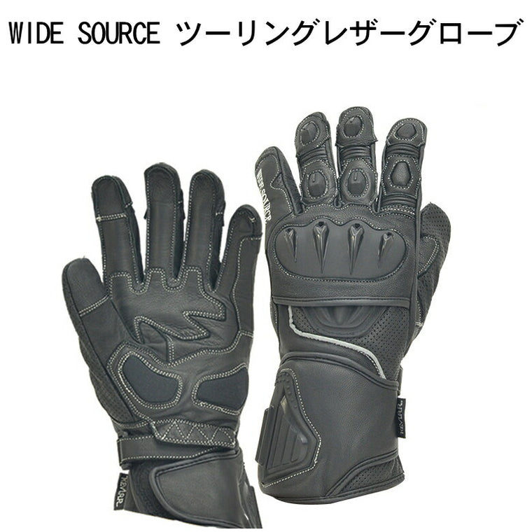 WIDE SOURCE AI-169 ツーリングレザーグローブ