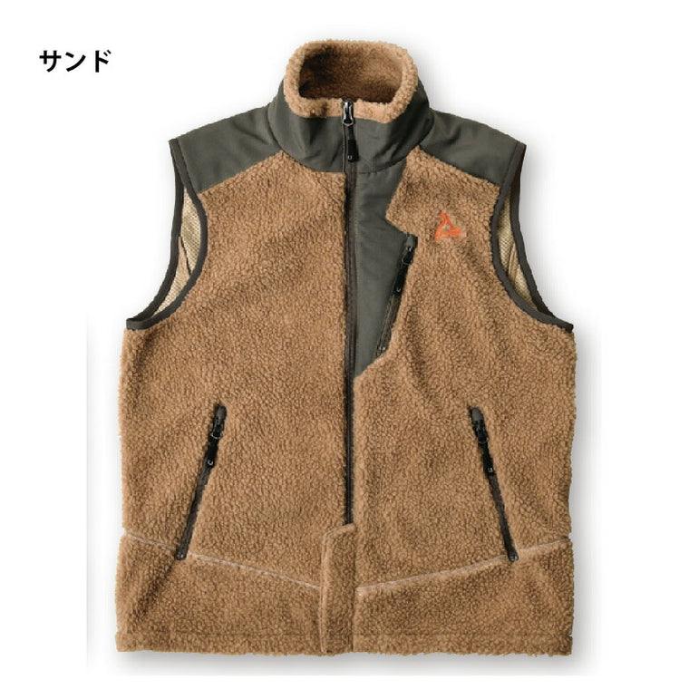 urbanism ウィンドブレイクボアフリースベスト UNK-602