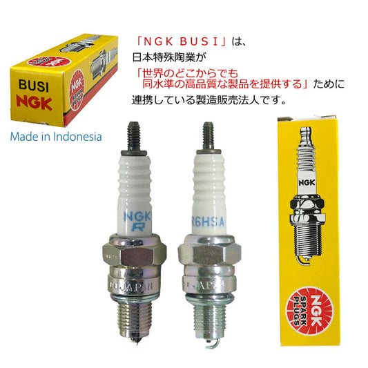 インドネシア製SFC在庫品パッケージにBUSIと入ってる NGK(BUSI) NGK(BUSI) スパークプラグ CR6HSA