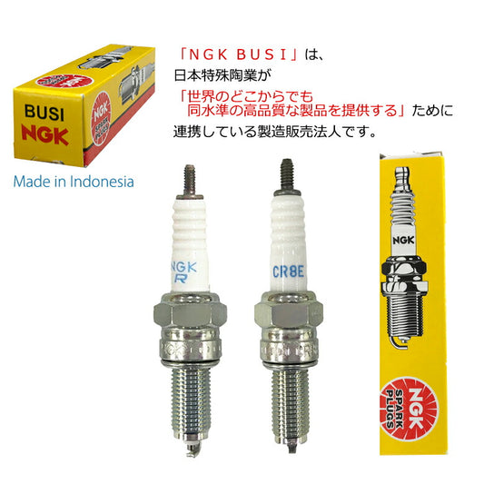 インドネシア製SFC在庫品パッケージにBUSIと入ってる NGK(BUSI) NGK(BUSI) スパークプラグ CR8E