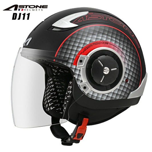 ASTONE DJ11 マットブラック/SS11レッド DJ11