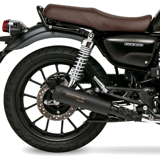 MORIWAKI GB350/GB350S スリップオンショートメガホンブラック 01810-HG1U3-00